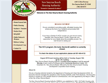 Tablet Screenshot of newsmyrnahousing.com